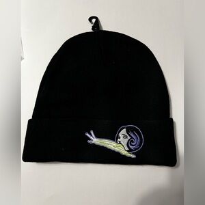 Junji Ito collection unisex adult one size black w/slug girl embroidered details